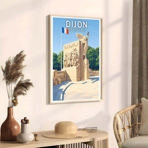 Affiche - Dijon - Monument aux Morts