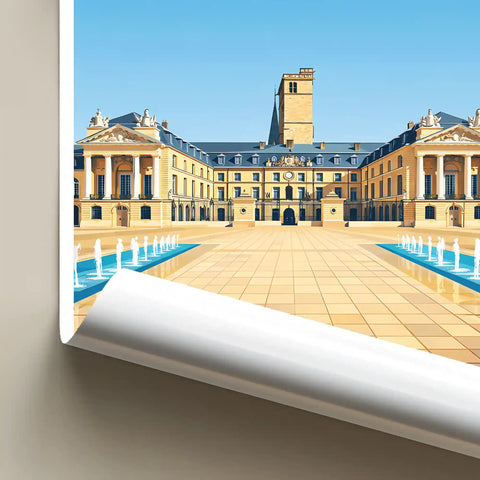 Affiche - Dijon - Palais des Ducs de Bourgogne