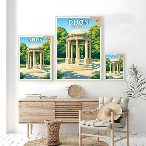 Affiche - Dijon - Parc de la Colombière