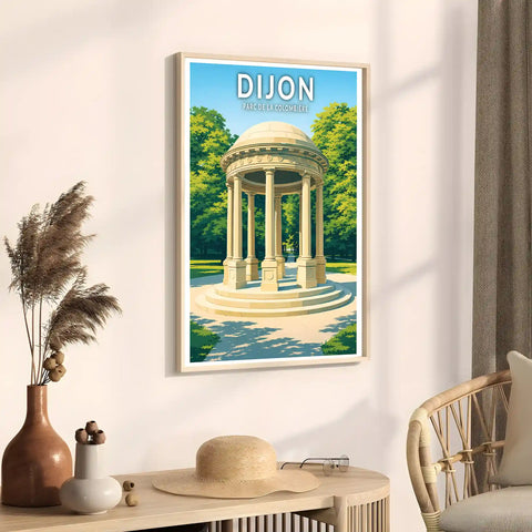 Affiche - Dijon - Parc de la Colombière