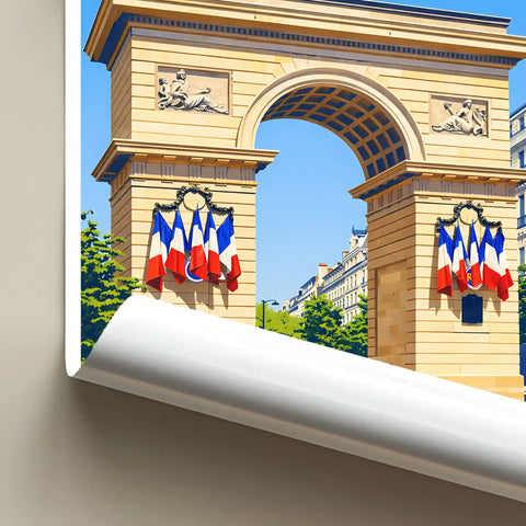 Affiche - Dijon - Porte Guillaume