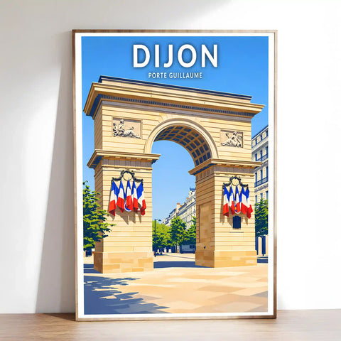 Affiche - Dijon - Porte Guillaume
