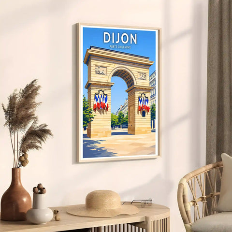 Affiche - Dijon - Porte Guillaume