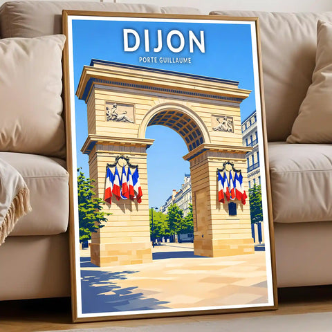 Affiche - Dijon - Porte Guillaume