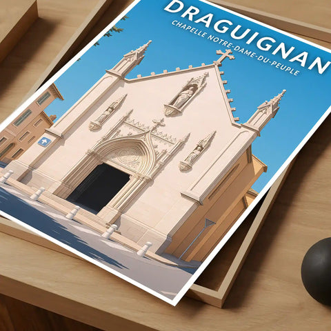 Affiche - Draguignan - Chapelle Notre-Dame-du-Peuple