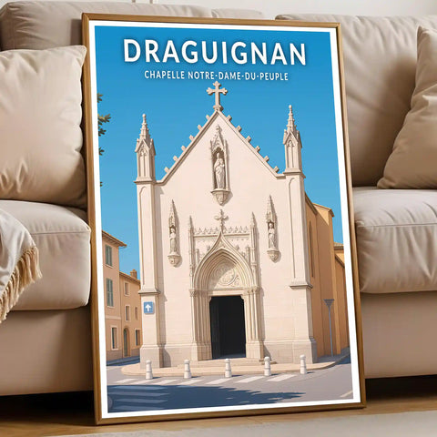 Affiche - Draguignan - Chapelle Notre-Dame-du-Peuple