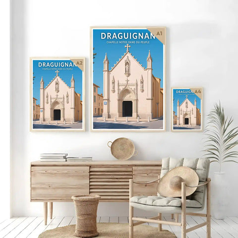 Affiche - Draguignan - Chapelle Notre-Dame-du-Peuple