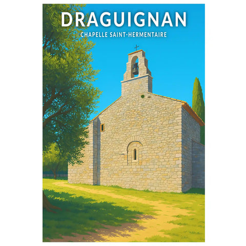 Affiche - Draguignan - Chapelle Saint-Hermentaire