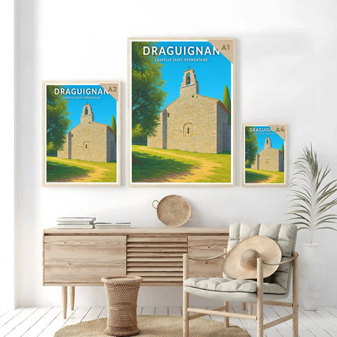 Affiche - Draguignan - Chapelle Saint-Hermentaire