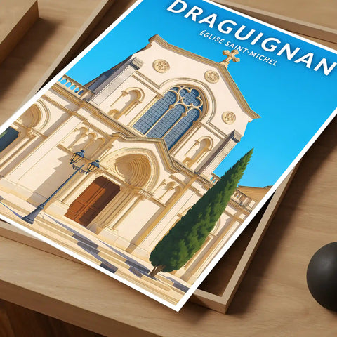 Affiche - Draguignan - Église Saint-Michel