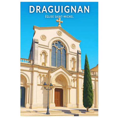 Affiche - Draguignan - Église Saint-Michel