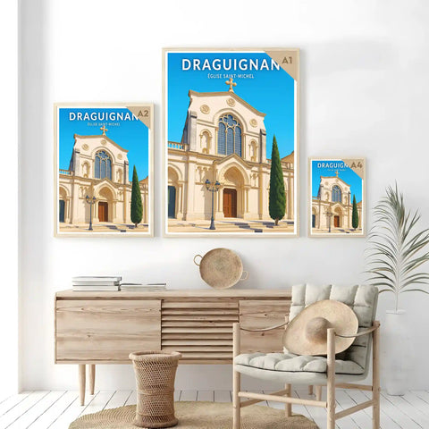 Affiche - Draguignan - Église Saint-Michel