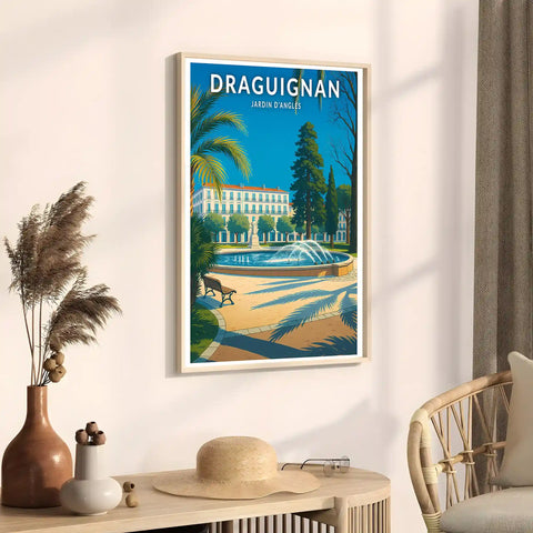 Affiche - Draguignan - Jardin d'Anglès