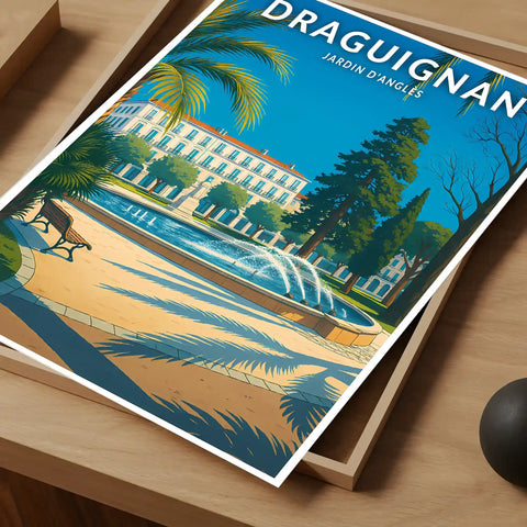 Affiche - Draguignan - Jardin d'Anglès