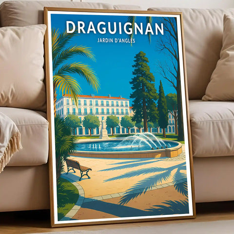 Affiche - Draguignan - Jardin d'Anglès
