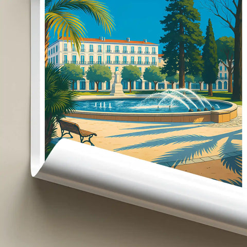 Affiche - Draguignan - Jardin d'Anglès