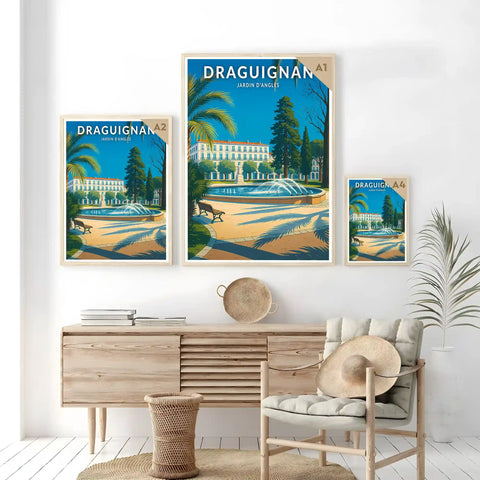 Affiche - Draguignan - Jardin d'Anglès