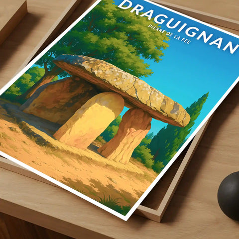 Affiche - Draguignan - Pierre de la Fée