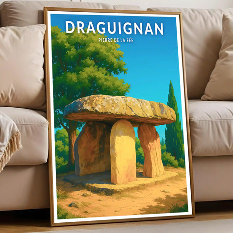 Affiche - Draguignan - Pierre de la Fée