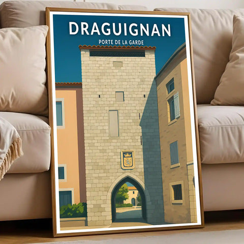 Affiche - Draguignan - Porte de la Garde