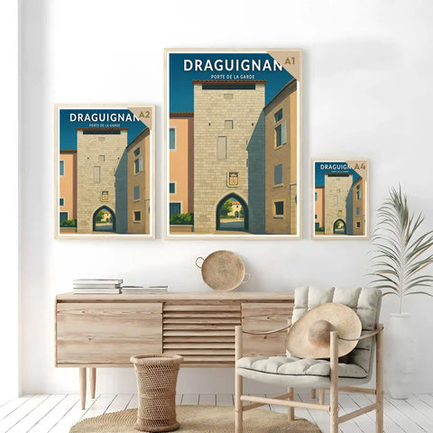 Affiche - Draguignan - Porte de la Garde