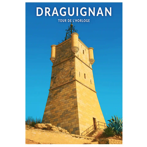 Affiche - Draguignan - Tour de l'Horloge