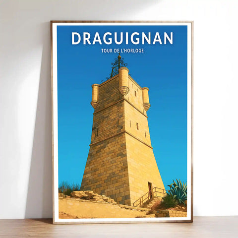 Affiche - Draguignan - Tour de l'Horloge