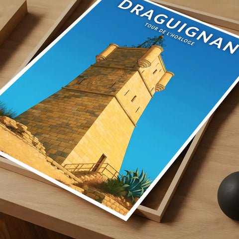 Affiche - Draguignan - Tour de l'Horloge