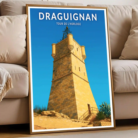 Affiche - Draguignan - Tour de l'Horloge