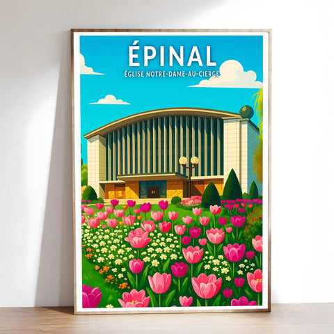 Affiche - Épinal - Église Notre-Dame-au-Cierge