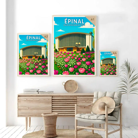 Affiche - Épinal - Église Notre-Dame-au-Cierge