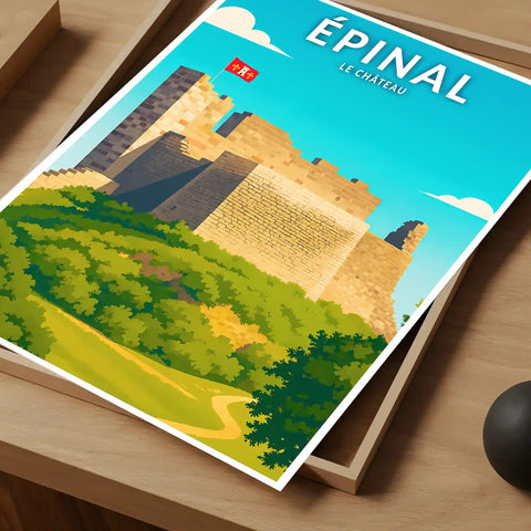 Affiche - Épinal - Le Château
