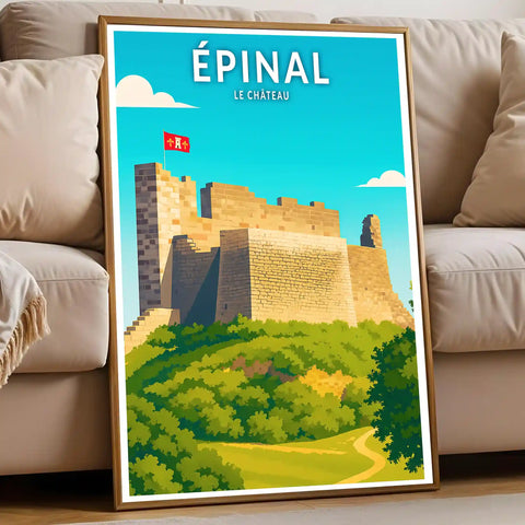 Affiche - Épinal - Le Château