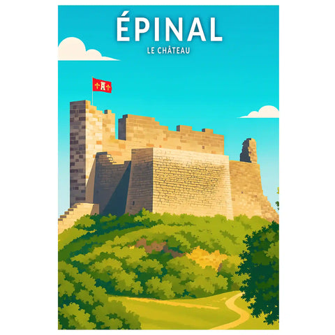 Affiche - Épinal - Le Château
