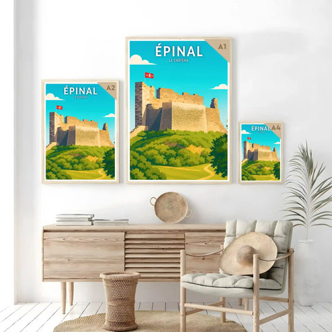 Affiche - Épinal - Le Château