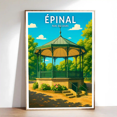 Affiche - Épinal - Parc du Cours