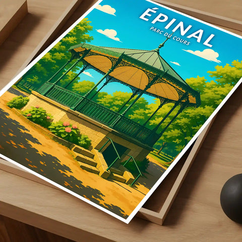 Affiche - Épinal - Parc du Cours