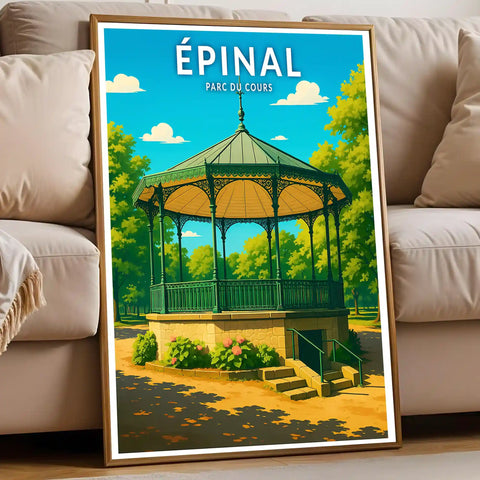 Affiche - Épinal - Parc du Cours