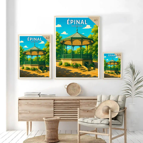 Affiche - Épinal - Parc du Cours