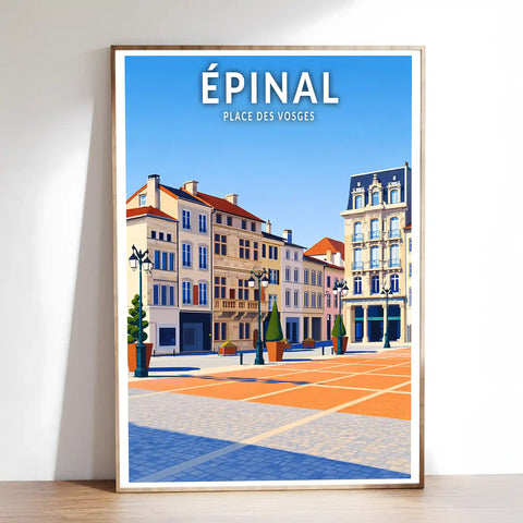 Affiche - Épinal - Place des Vosges