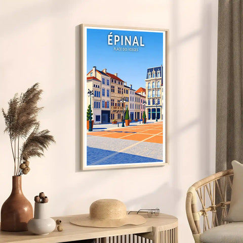 Affiche - Épinal - Place des Vosges