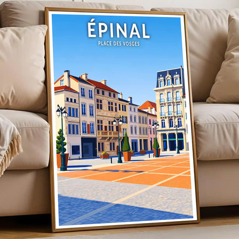 Affiche - Épinal - Place des Vosges