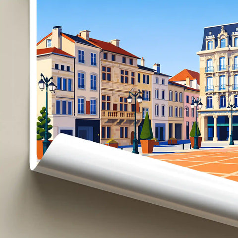 Affiche - Épinal - Place des Vosges