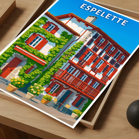Affiche - Espelette