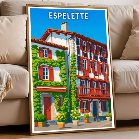 Affiche - Espelette