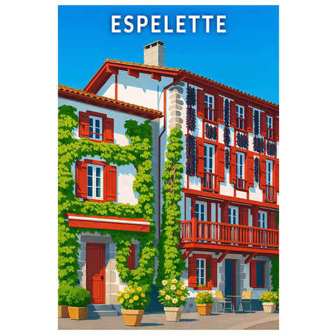 Affiche - Espelette