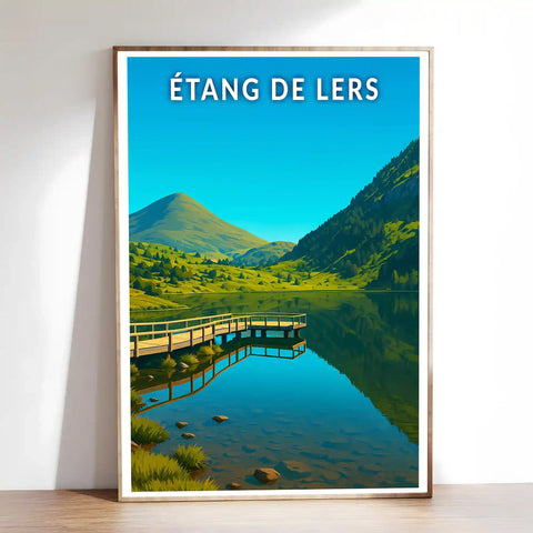 Affiche - Étang de Lers