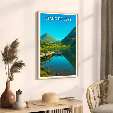 Affiche - Étang de Lers