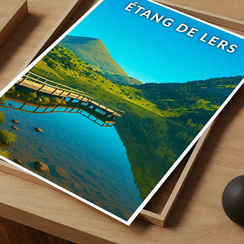 Affiche - Étang de Lers