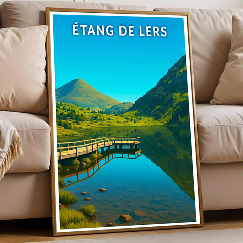 Affiche - Étang de Lers